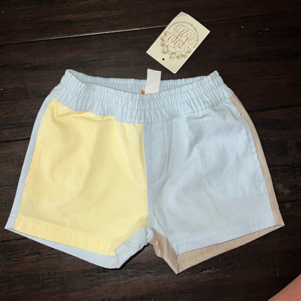 TBBC Beaufort Bonnet Co boys colorblock Sheffield shorts 2T